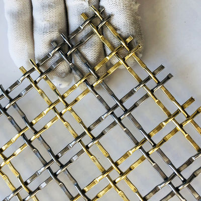 洗練されたステンレス鋼 メタルメッシュ 厚さ3.3mm キャビネットドア
