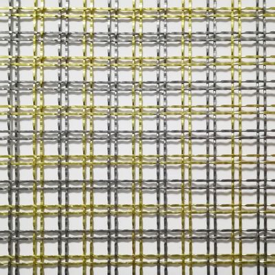 洗練されたステンレス鋼 メタルメッシュ 厚さ3.3mm キャビネットドア
