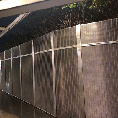 耐磨性のある長方形ステンレス鋼ワイヤーメッシュパネル市場
