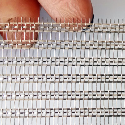 建築用 グラス ローメン ステンレス スチール ワイヤー メッシュ 織り 現代の空間 隔壁 壁 覆い