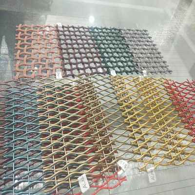 18mm ワープピッチ アルミ 装飾用ワイヤ網格子 キャビネットドア