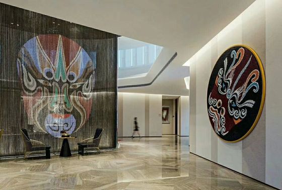 頑丈で耐久性のある金属チェーン 蚊害虫 ドアスクリーンカーテン ドアのために