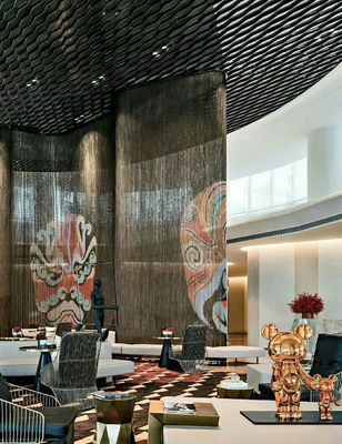 産業安全基準を満たす高強度アルミニウムチェーンフライスクリーン