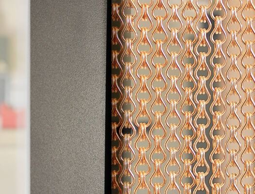 アルミチェーン フライスクリーン 60% オープン エリアと 1.2mm ワイヤー直径 再利用可能な昆虫保護