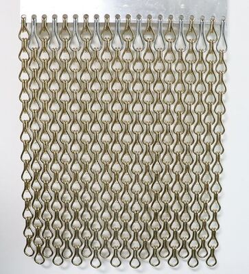 12x24mm チェーンサイズ アルミ チェーン フライスクリーン 60% オープン エリアと 1.2mm ワイヤー直径