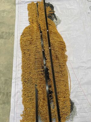 耐久性のあるアルミチェーンフライスクリーン 産業用には理想的です