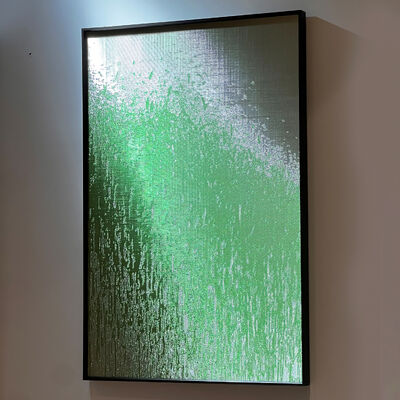 芸術的な織金属アートワーク、自然からインスピレーションを得た光と影の壁の装飾