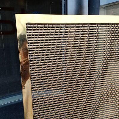 オーダーメイド 建築用メタルメッシュ 丸い幅 オーダーメイド 現代の建物のファサード インテリアデザインとエクステリアアプリケーション