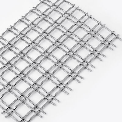Custom Size and Finish Architectural Woven Wire Mesh Facade Partition Screen