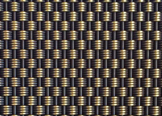 反青銅色の織り方の建築金属の網4.6mm
