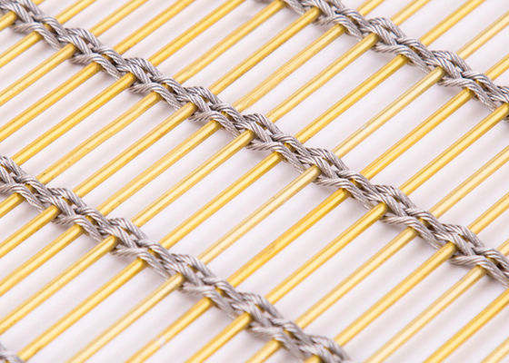 8mm編まれたアルミニウム ステンレス鋼の金属の網の高級家具階段