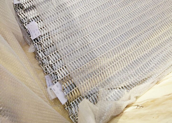 20ftはステンレス鋼の太陽陰影のための螺線形の金網を複雑にした