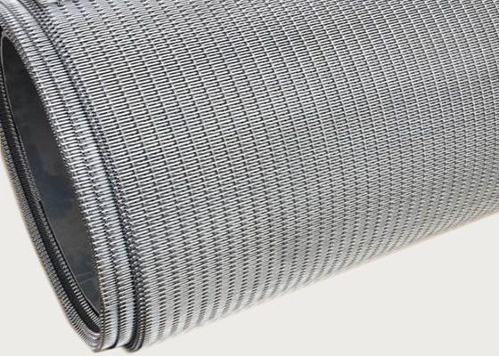 堅いステンレス鋼編まれたロックのひだの金網階段柵OEM