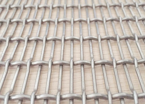 ひだの固体構造が付いている装飾的な平織りの金属の網SS316の制酸剤