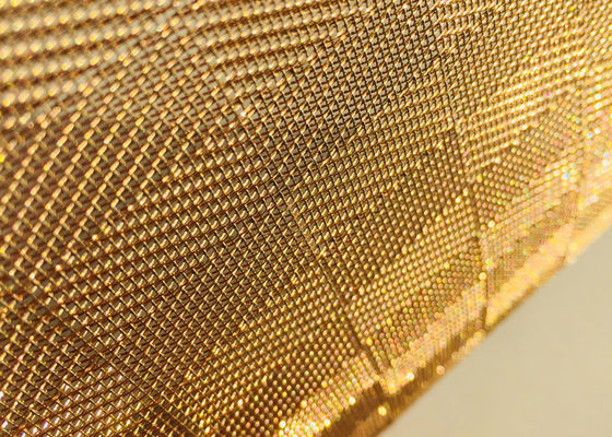 8ftの金ガラスは家具および階段のためにAntiwear金網を薄板にした