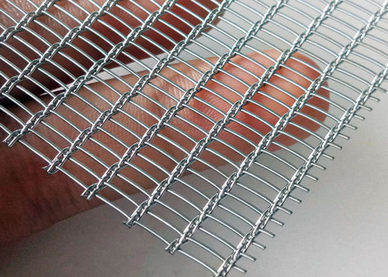 SS304ガラス中間膜の内部の金網の装飾的な設計1.2mm
