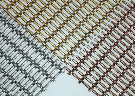 SHUOLONG 3.2mmの建築金属スクリーンの耐衝撃性装飾的な天井の網