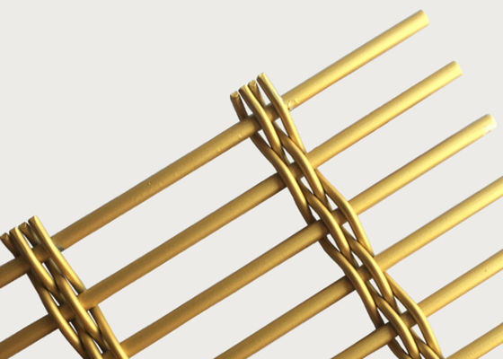 SGSの金によって編まれるステンレス鋼の金属線の網部屋ディバイダー2×4m