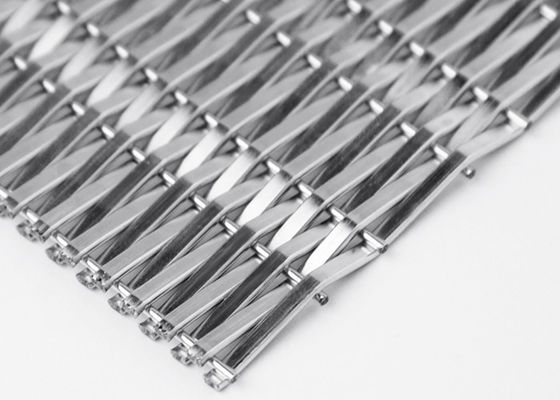 AISI316日よけによって編まれる金網は正面にパネルをはめる