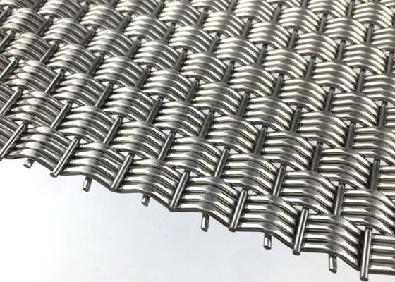 堅い建築編まれた金網は厚いステンレス鋼Eco 4.9mmにパネルをはめる