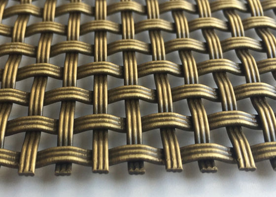3.2mm ODMの装飾的な金属の網目スクリーンワイヤー グリルの骨董品はめっきした
