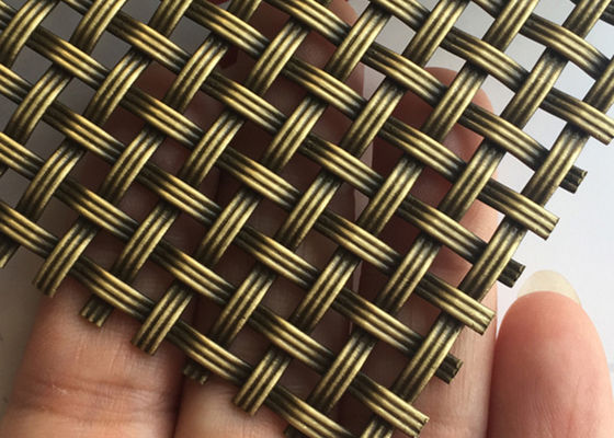 3.2mm ODMの装飾的な金属の網目スクリーンワイヤー グリルの骨董品はめっきした