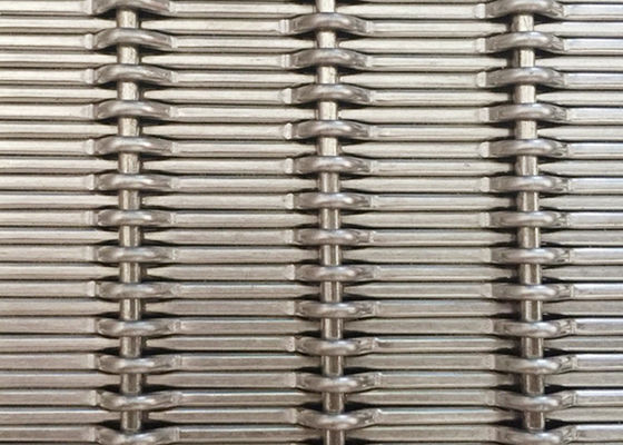 SU 304のステンレス鋼の編まれた金網は2mm Dia 17.5mmのゆがみピッチにパネルをはめる