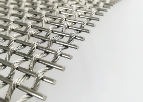 ISO9000 Aluの軟らかな金属のメッシュ生地3.8mm