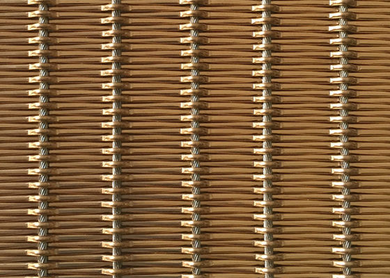 12mの建築編まれた軟らかな金属のメッシュ生地自由なオイル1.55mm棒ピッチ