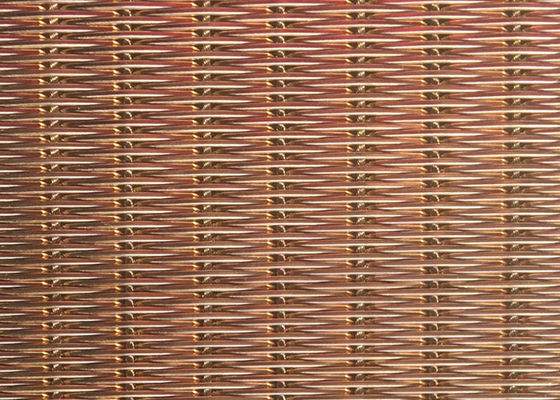 12mの建築編まれた軟らかな金属のメッシュ生地自由なオイル1.55mm棒ピッチ