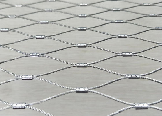 編みこみのステンレス鋼 ワイヤー ロープの網210x210mm 7x19ケーブルの構造