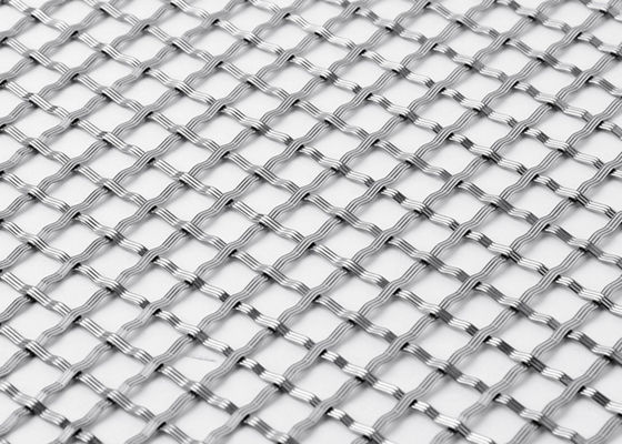 柵3m x 1.5mの建築編まれた金網304のステンレス鋼