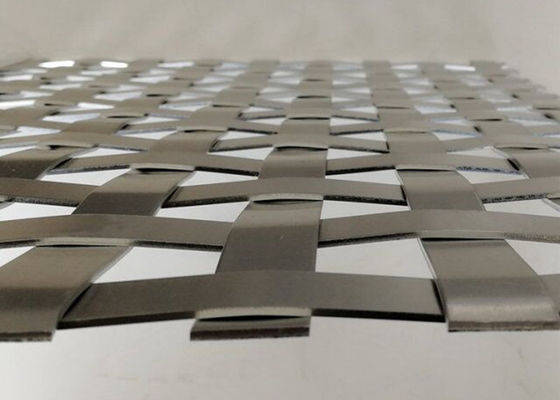 耐火性の12m x 4mの建築編まれた網のアルミニウム平らな金属のパネル