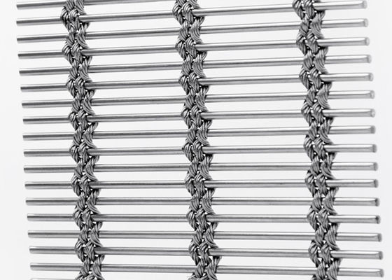 適用範囲が広いクラッディングの正面の金属の建築網7mm厚く自然な色