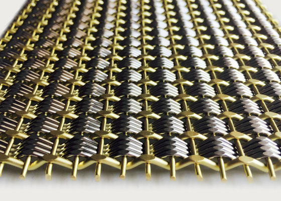 ステンレス製および銅線のディバイダーのための鋼鉄網の建築の堅い装飾的