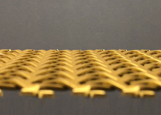 ステンレス鋼3mmのバルコニーの建築金網の金色のパネル