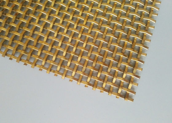編まれた金属はキャビネット ドアのための3.2mmのステンレス鋼のひだを付けられた網にパネルをはめる
