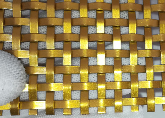 ステンレス鋼2.5mmの装飾的な編まれた金網はキャビネットのためにパネルをはめる