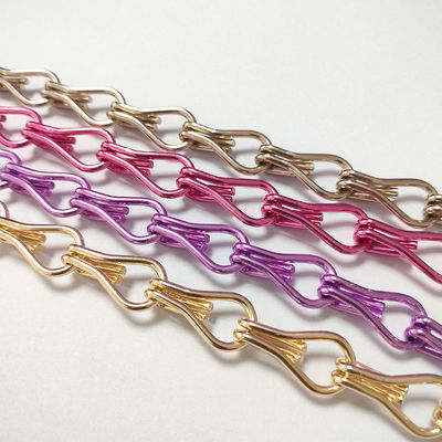 アルミニウムフックチェーン 家具装飾 害虫対策 オーダーメイド ホテル パーティション アルミニウムフック 珠 カーテン メーカー 卸売