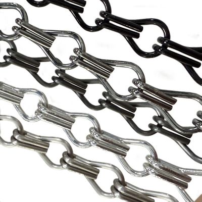 オーダーメイド サイズとデザイン ステンレス鋼 アルミニウム 金属 装飾用ワイヤーメッシュ 装飾用