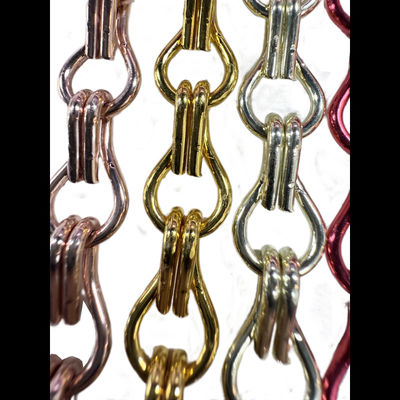 サンプルフリー アルミチェーン フライスクリーン 良き換気 高耐久性