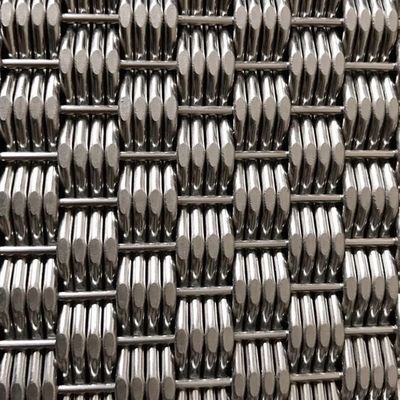 都市商業ビルの大規模なファサードコーティングのためのスタッドレスタイヤ金属織物網のカスタムデザイン