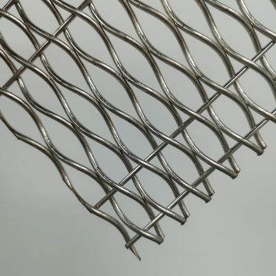 Customization Residential Decorative Woven Wire Mesh 18mm Weft Pitch