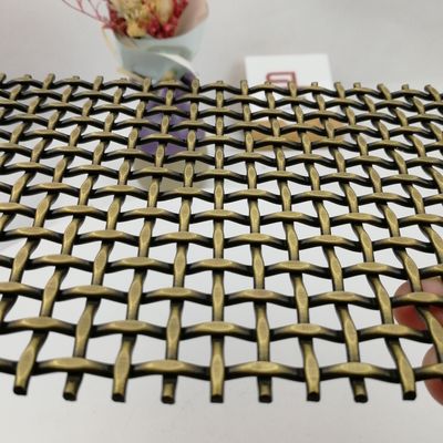 42.2% 開口面積 装飾ワイヤーグリル 清潔で油分を含まない カスタマイズ可能 工業用