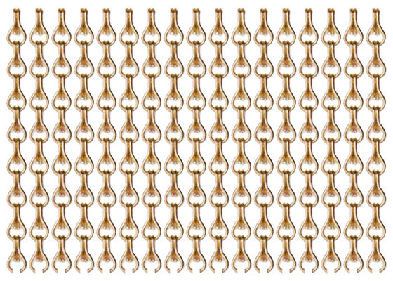 多色刷り余分広いアルミニウム鎖はスクリーン90*210cmの薄い金を飛ばす